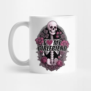 RibCage Floral Skeleton Valentine's day Mug